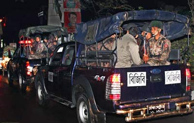 রাজধানীসহ বিভিন্ন স্থানে বিজিবি মোতায়েন