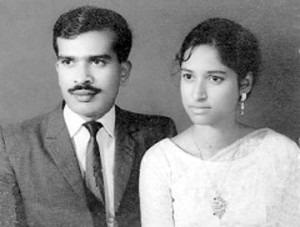 k.taher and wife