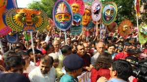  'Mongol Shuvajatra'-Pahela  Baishakh being celebrated