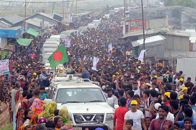 খালেদার নির্বাচনী শোডাউন!