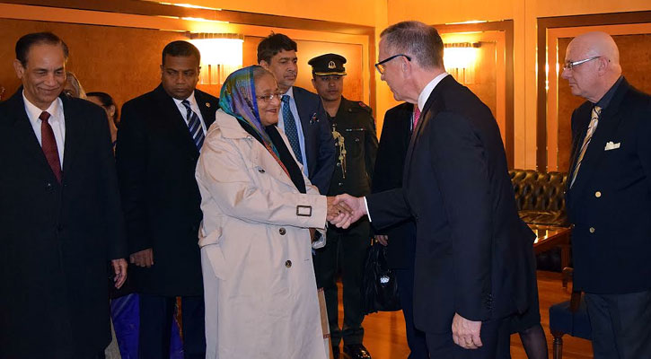 PM Hasina reaches Rome-She meets Pope today