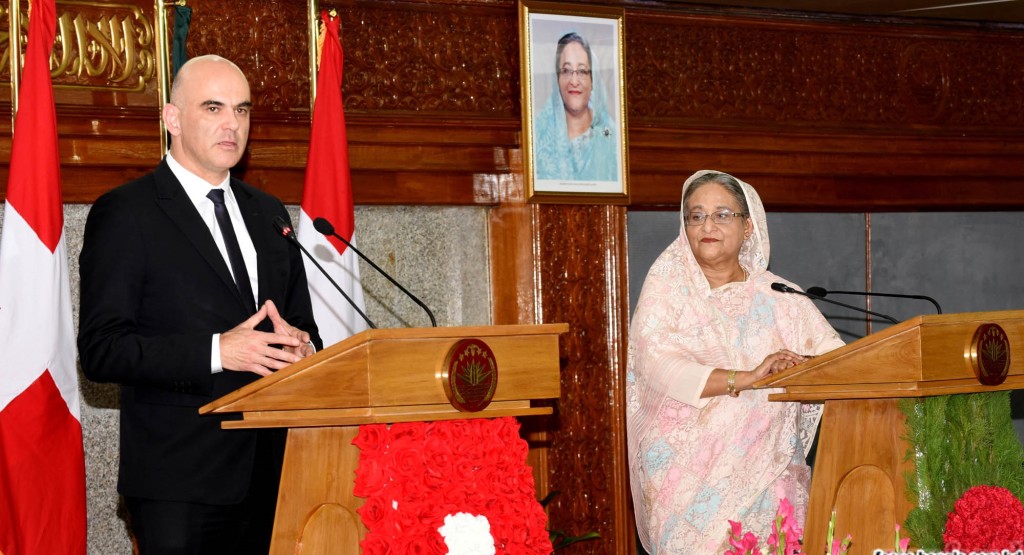 PM_Switzerland President Joint Meeting-www.jatirkhantha.com.bd