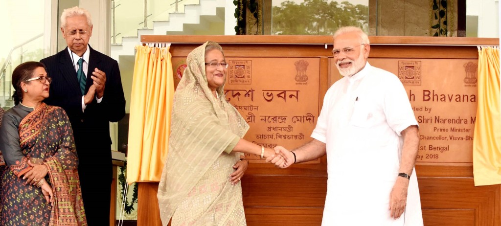 25-05-18-BD PM_Indian PM_Bangladesh Bhaban Openning-4