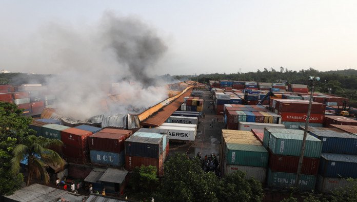 বিএম কন্টেইনার ডিপোয় অর্ধশত গার্মেন্ট মালিক ক্ষতিগ্রস্থ
