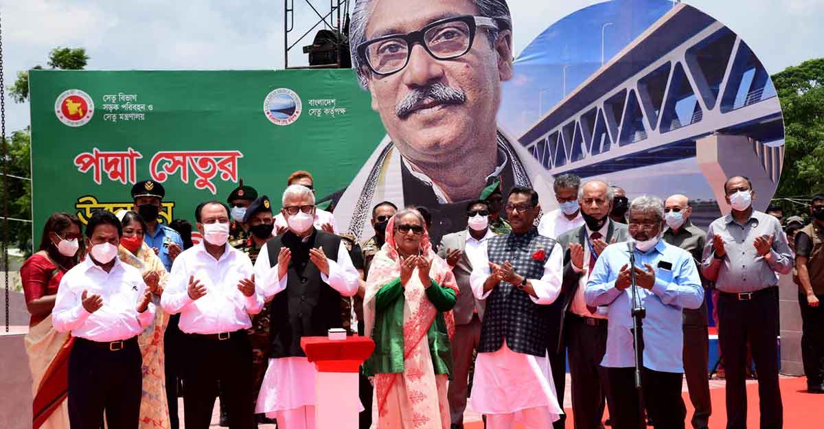 পদ্মা সেতুর বিরোধীতাকারীরা উপযুক্ত জবাব পেয়ে গেছে