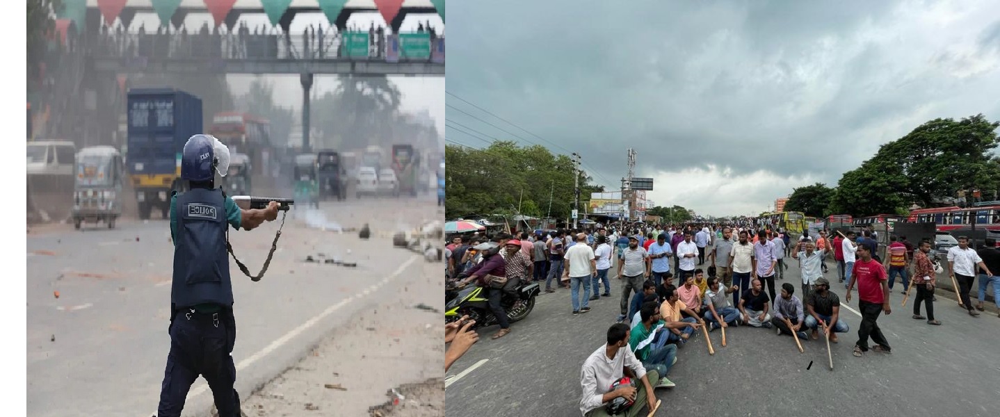 মুখোমুখি রাজনীতি-ফের লাঠি টিয়ারসেল