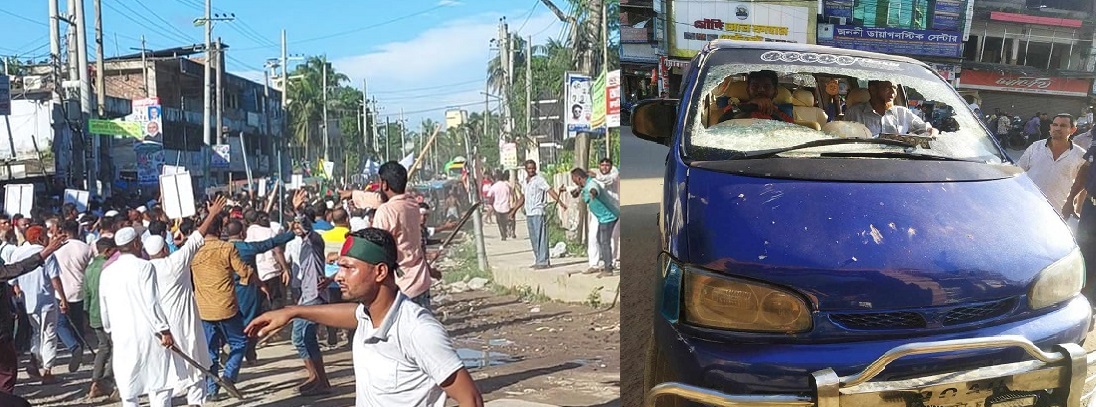 পদযাত্রা শান্তি সমাবেশ নিয়ে রণক্ষেত্র ফেনী লক্ষ্মীপুর