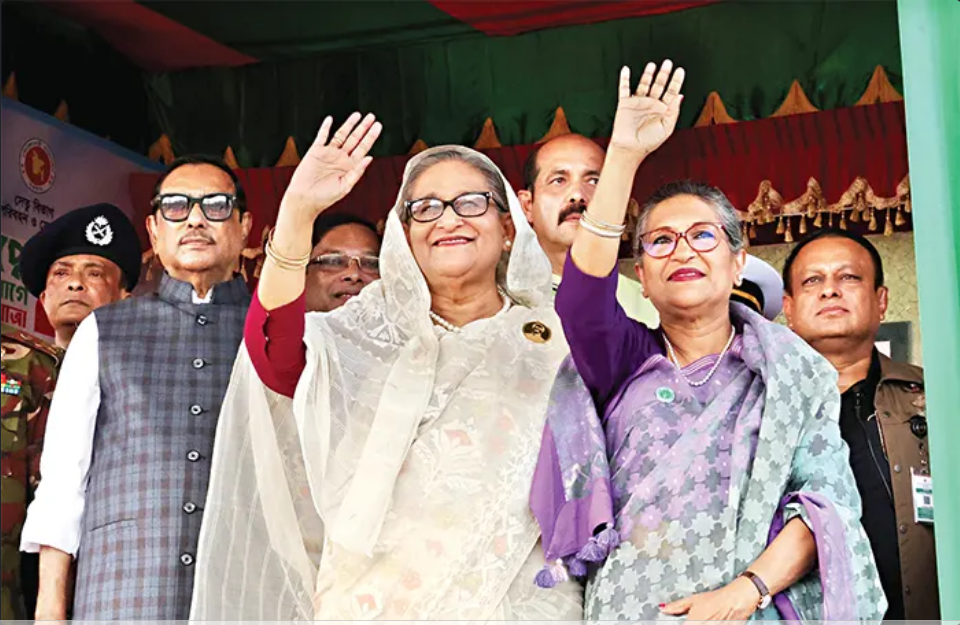 উজান ঠেলেই নৌকা যাবে ভয় নাই-দেশি-বিদেশী শক্তিকে চ্যালেঞ্জ প্রধানমন্ত্রীর