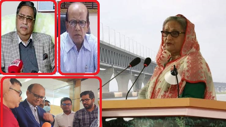 পদ্মাসেতু পরামর্শক দুর্নীতি ধরা খাচ্ছে হাসিনা চুপ্পু গং