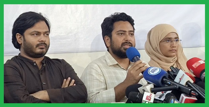 গণহত্যার বিচার না হলে ভোট ফেব্রুয়ারিতে হবে না: নাহিদ