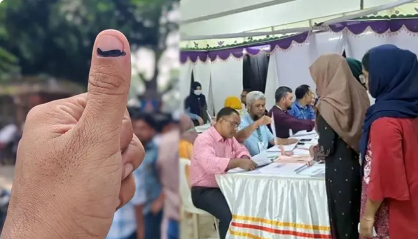 ডাকসু- ভোট চলছে