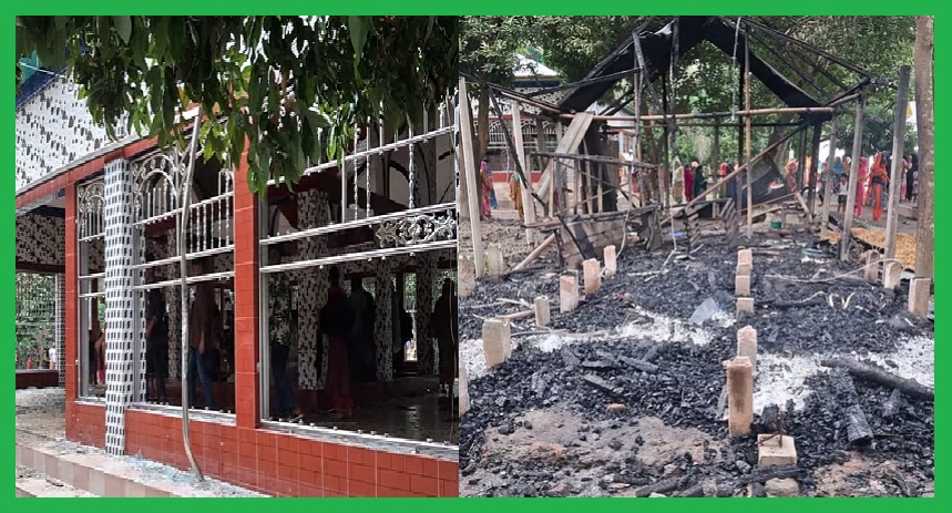এবার ৪ মাজারে হামলা ভাংচুর আগুন কুমিল্লায়