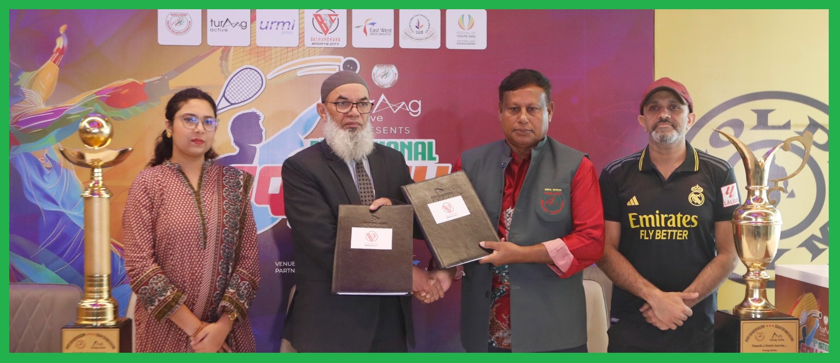 স্কোয়াশ’কে আন্তর্জাতিক পর্যায়ে নেবে বসুন্ধরা গ্রুপ-ফেডারেশনের সঙ্গে চুক্তি