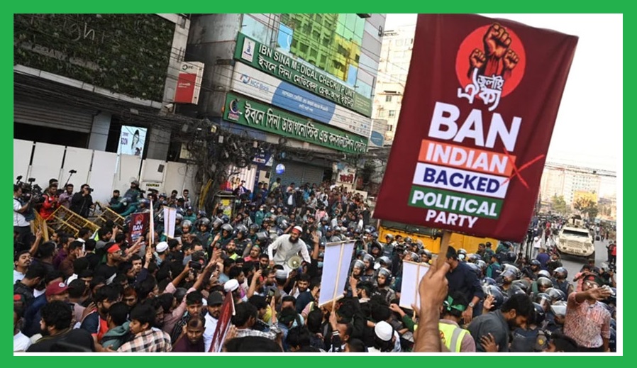 ‘মার্চ টু ইন্ডিয়ান হাইকমিশন’ শেখ হাসিনাসহ পলাতকদের ফেরত পাঠাও:জুলাই ঐক্য