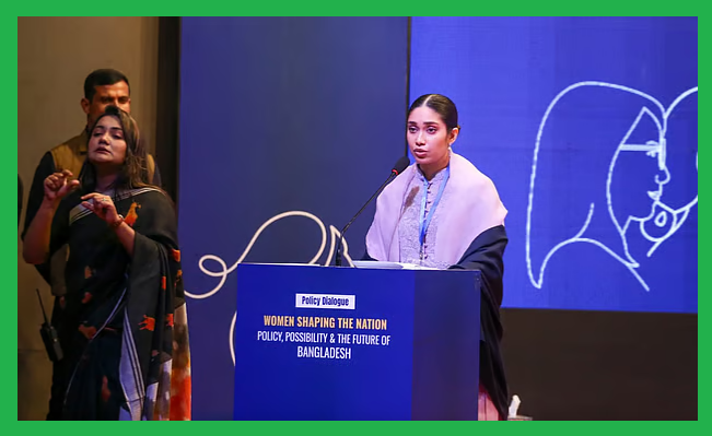 নারীর সমতায় পুরুষের ভূমিকা পালনের ওপর জোর জাইমা রহমানের