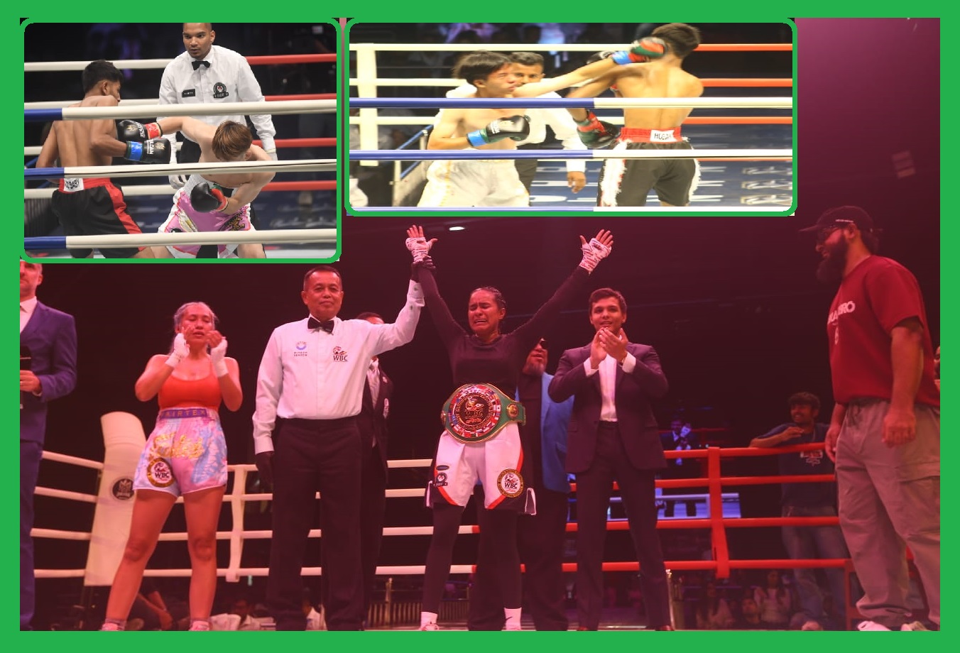 দেশ বিদেশের ফাইটিং স্টাররা মাতালো বসুন্ধরা অ্যারেনা স্টেডিয়ামের দর্শকদের