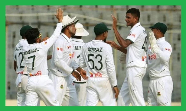 রানা মিরাজ তাইজুলের আক্রমণে পাকিস্তানের টেস্টডুবি ১০৪ রানে