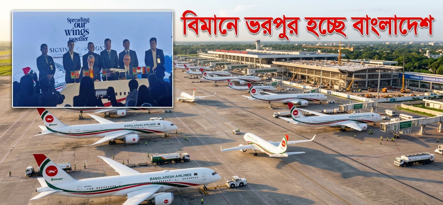 বিমানে ভরপুর হচ্ছে বাংলাদেশ