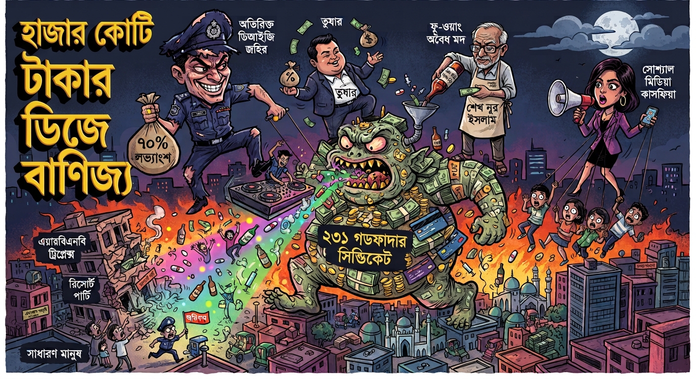  নুর ইসলামের হাজার কোটির ডিজে বাণিজ্য
