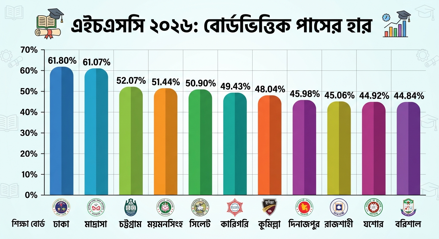২২ বছরে এইচএসসির ভয়াবহ ফল বিপর্যয় 