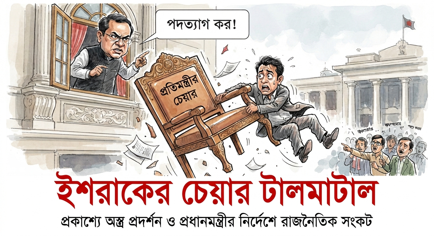 ইশরাকের চেয়ার টালমাটাল মন্ত্রিত্ব!